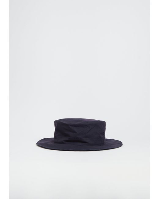 Scha Blue Waxed Cotton Short Walk Time Wxc-cb Hat
