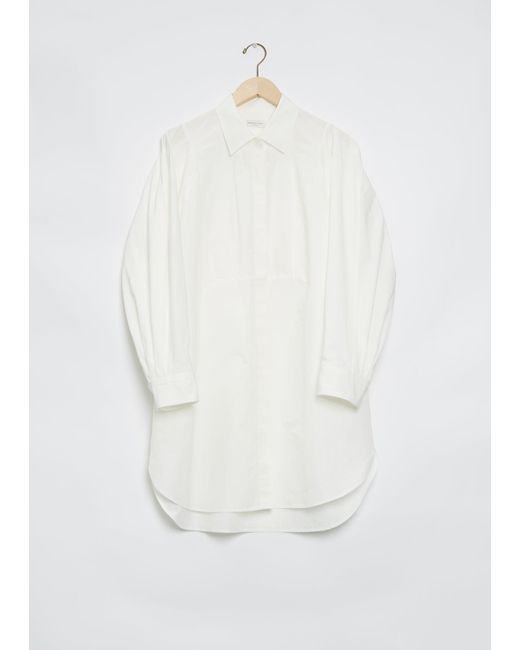 Dries Van Noten White Dali Shirt Dress