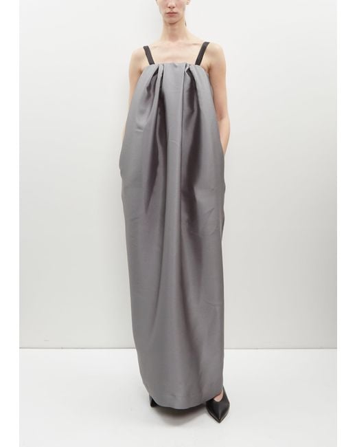 Ter Et Bantine Gray Glamourous Satin Dress