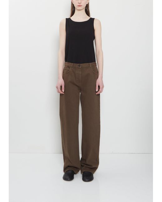 The Row Brown Finbar Cotton Jean