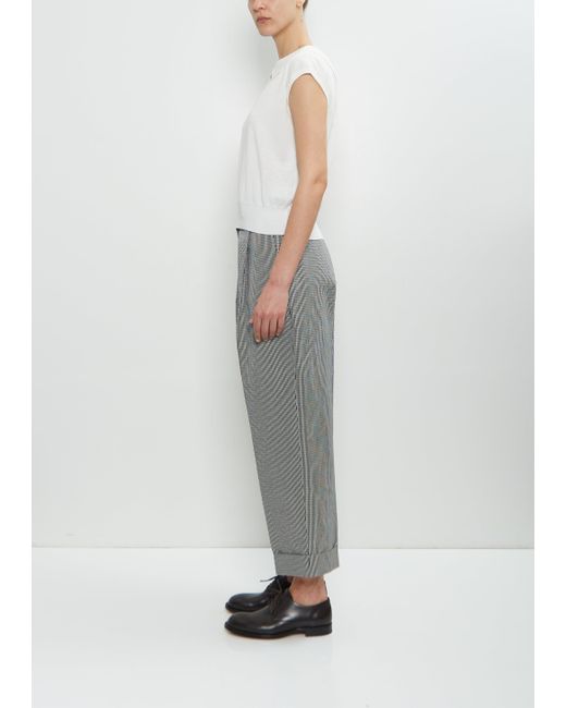 Margaret Howell White Cotton Linen Collared Vest