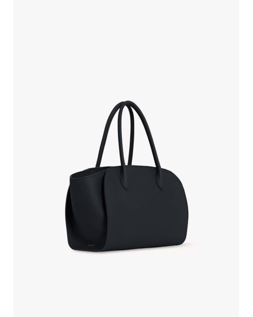 The Row Black Marlo 12 - Grained Leather