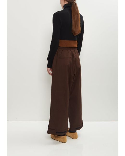 Plan C Multicolor Wool Adjustable Cuffs Trousers