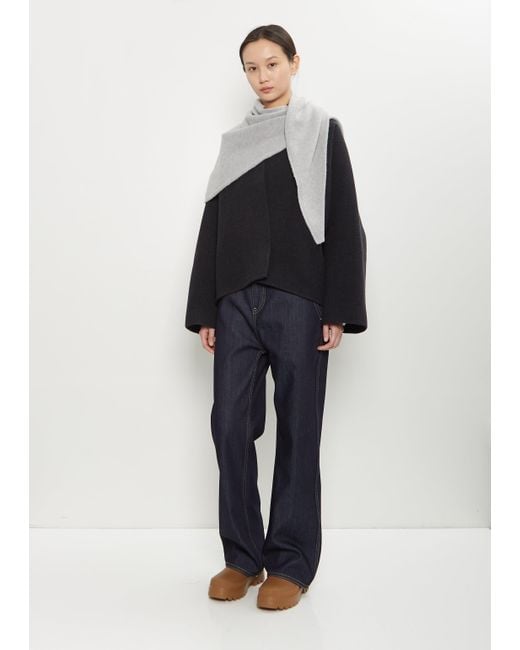 Sofie D'Hoore White Marc Triangle Scarf