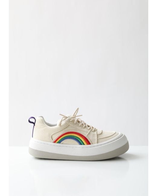 Eytys Multicolor Sonic Rainbow Canvas Sneakers