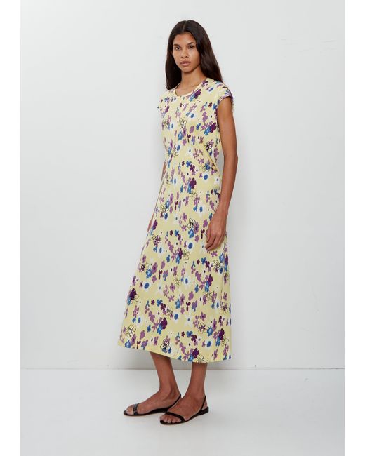 6397 White S-curve Silk Dress