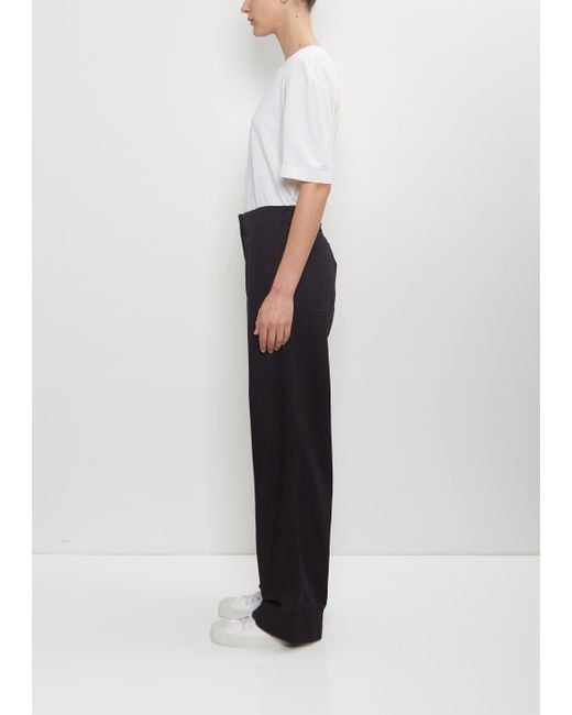 MHL by Margaret Howell White Cotton Naval Trouser