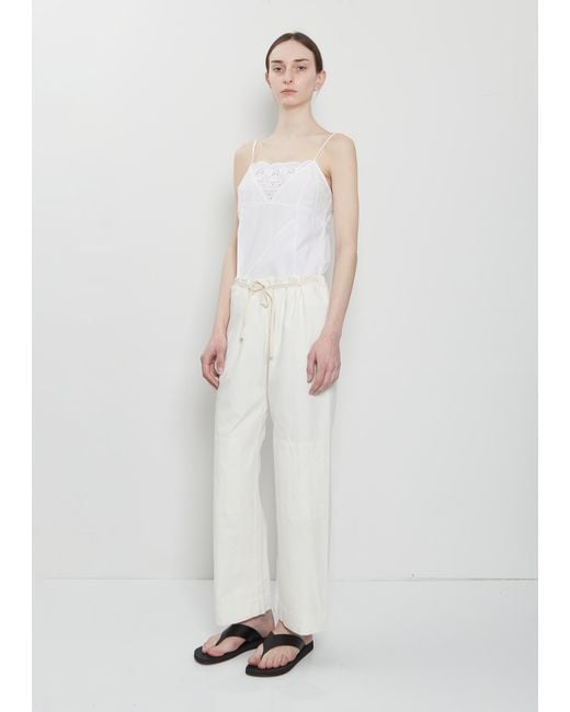 Dosa Heirloom Organic Cotton Judo Pants in White | Lyst