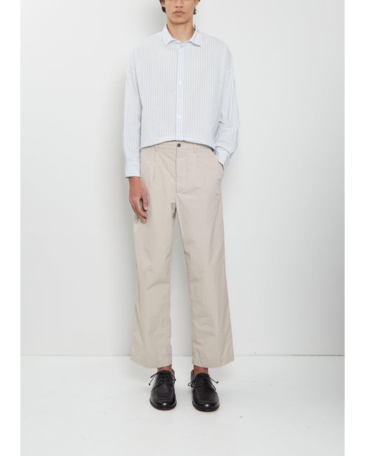 Bergfabel Men White Farmer Cotton Pants