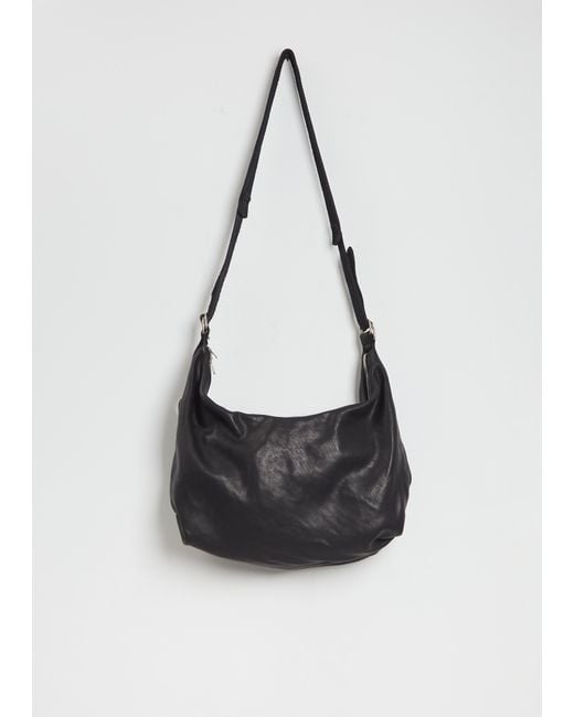 Guidi White Messenger Leather Bag