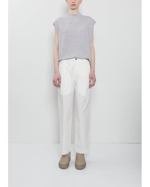 Sofie D'Hoore White Pico Cotton Pant