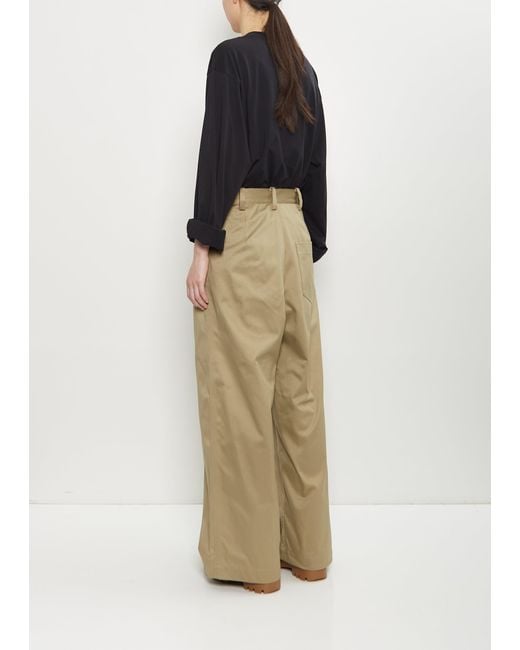 Sofie D'Hoore Natural Pasadena Cotton Darted Pants