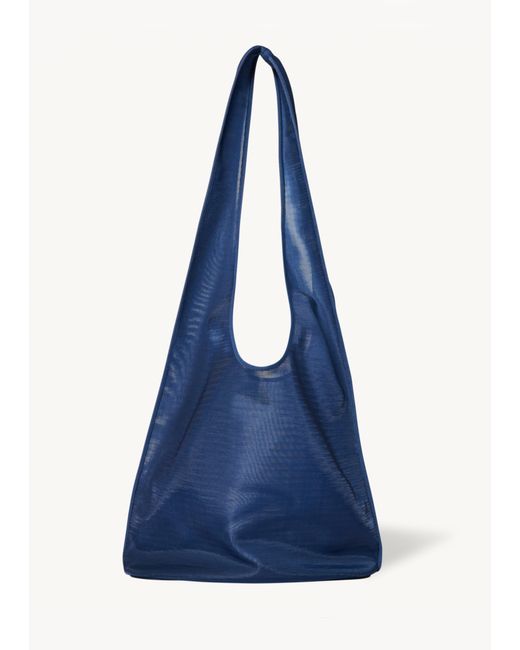 The Row Blue Bindle Technical-mesh Bag