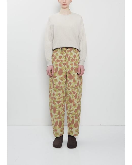 Visvim White Regiment Cotton Pants