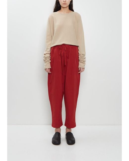 Casey Casey Red Tippy Cotton Pant