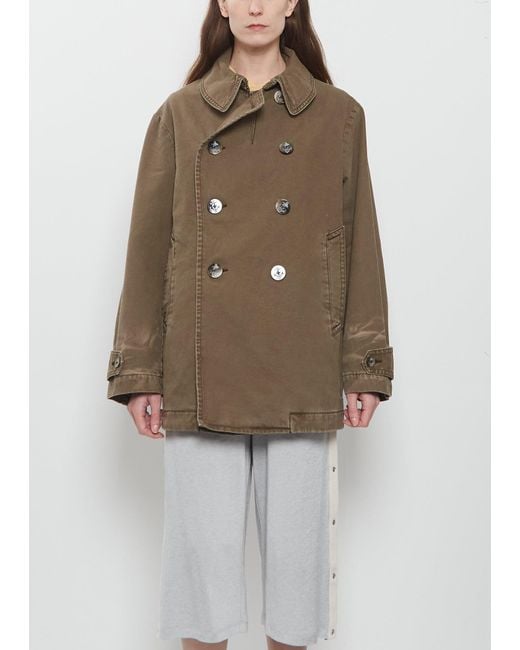 6397 Brown Great Cotton Canvas Jacket