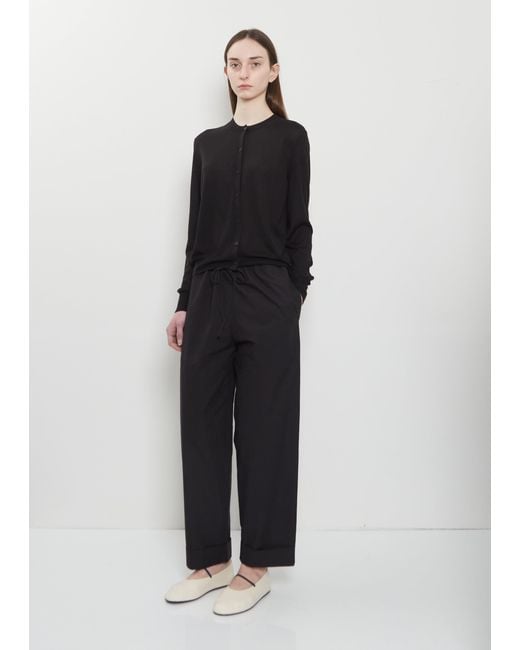 The Row Black Battersea Cashmere Cardigan