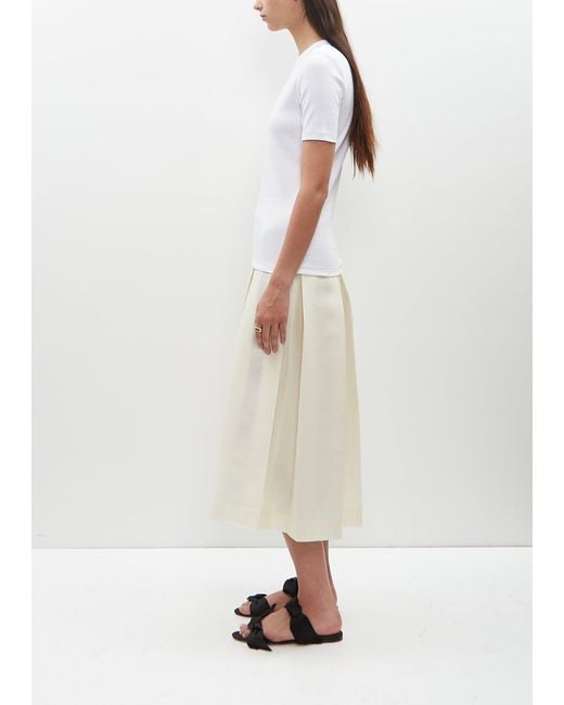 Totême  White Classic Rib Tee