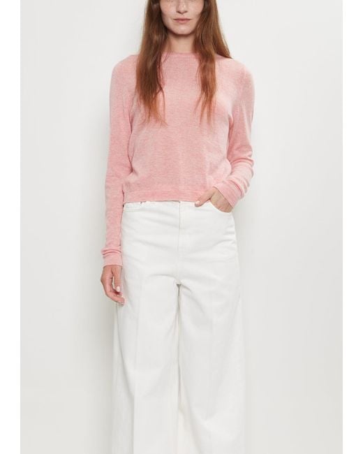 Begg x Co White Cou Cou Cashmere Crew Sweater