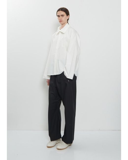 Sofie D'Hoore White Belor High-neck Cotton Shirt