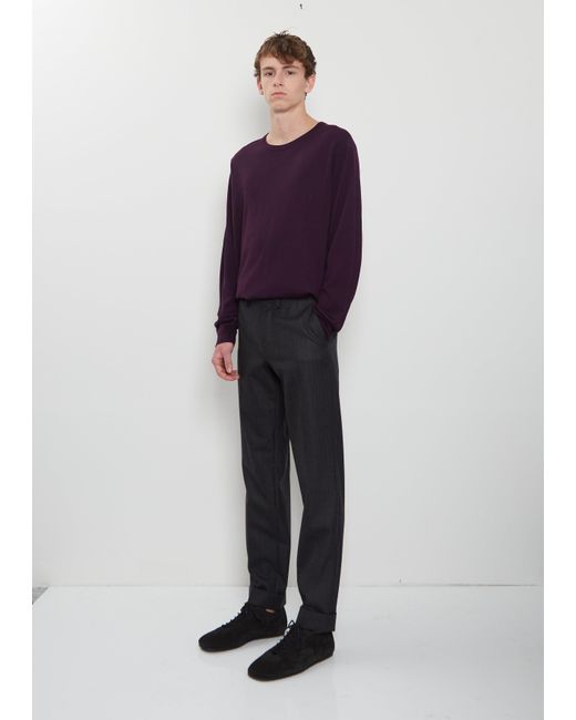 Dries Van Noten White Suede Trainer