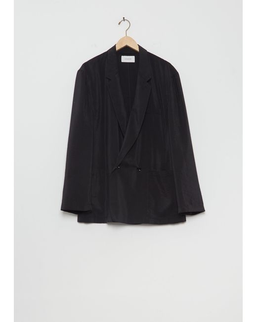 Lemaire Black Soft Double Breasted Jacket