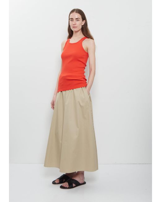Meta Campania Collective Red Francis Cotton Ribbed Tank Top
