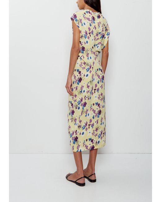 6397 White S-curve Silk Dress