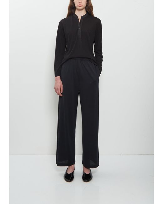 Totême White Silk Cotton Pajama Pant