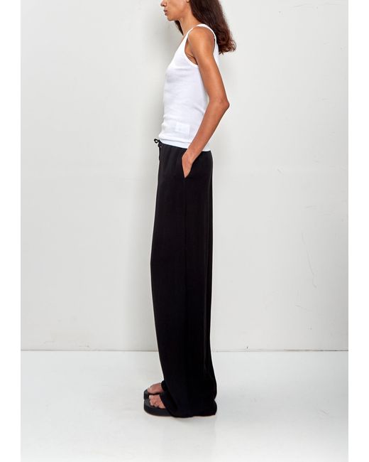Comoli Black Fluid Wide Pants