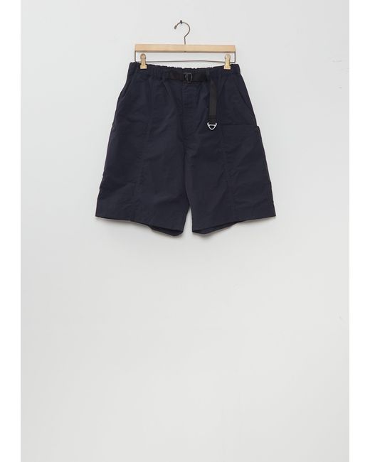Comme des Garçons Blue Nylon Tussah Cargo Shorts