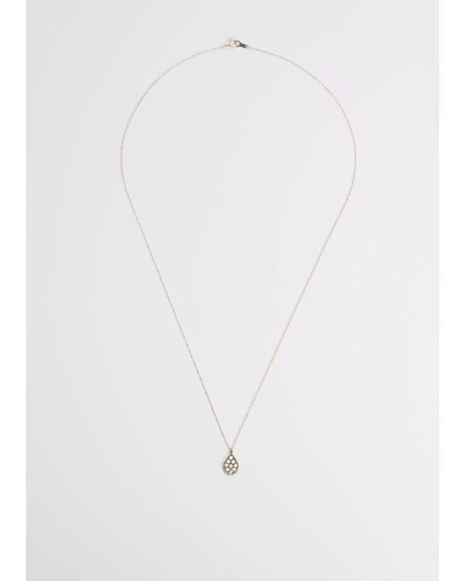 Noguchi Bijoux White Bijoux Lace Necklace