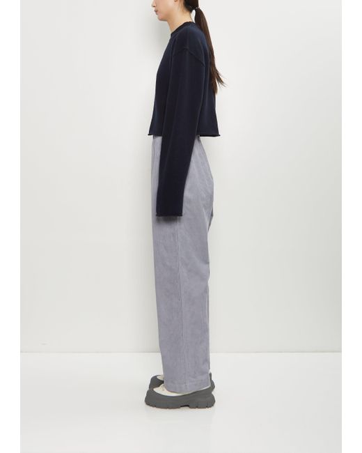 Sofie D'Hoore Blue Pinot Cotton Corduroy Relaxed Pants