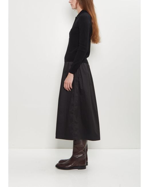 Begg x Co Black Anella Cashmere Polo Shirt
