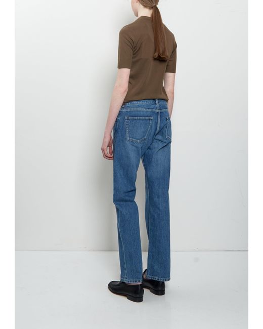 The Row Blue Fima Cotton Jean