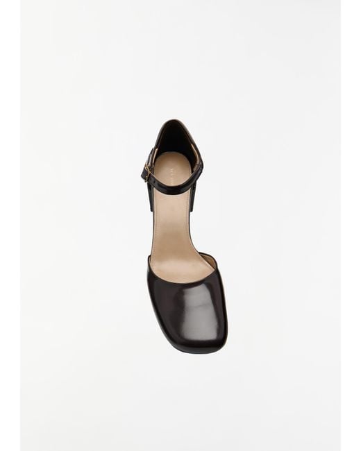 The Row White Penelope Ankle Strap