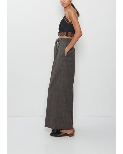 Simone Rocha Multicolor Cropped Wide Leg Slash Trousers