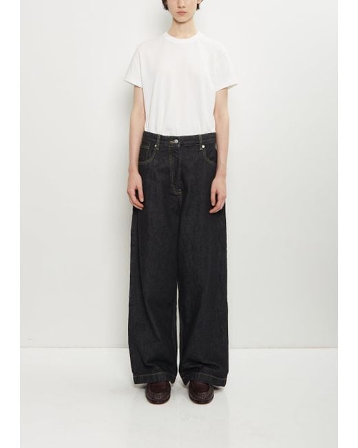 Studio Nicholson White Neive Denim Pant