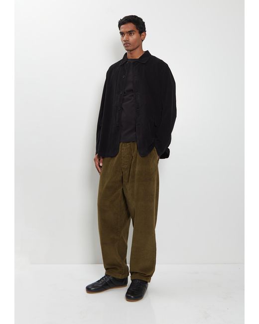 Labo.Art Men Green Achille Corduroy Pant