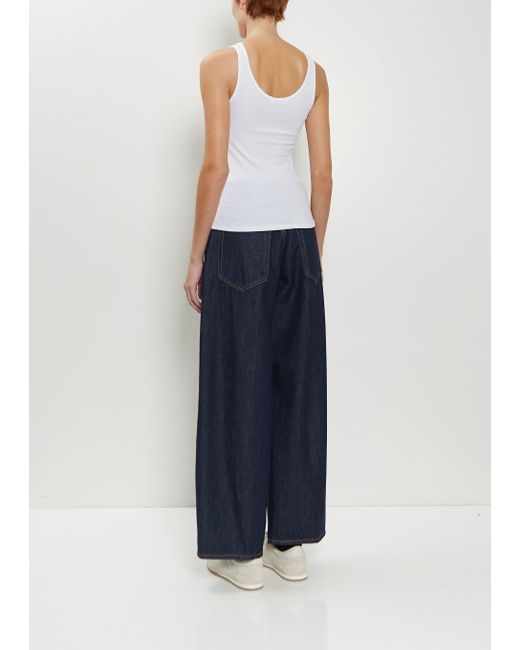 6397 Blue Luiza Organic Cotton Blend Tank