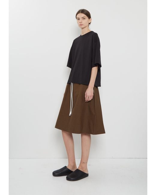 Loulou de Saison Black Osis Boxy Cotton T-shirt