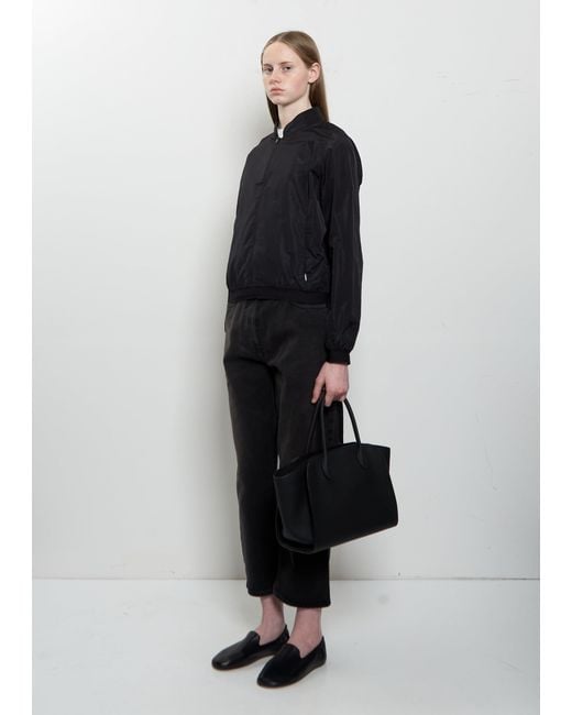 The Row Black Marlo 12 - Grained Leather