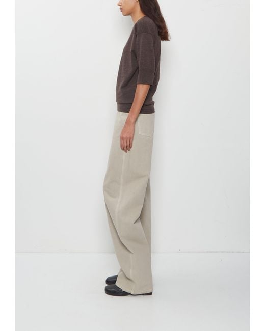 Lemaire Brown Short Sleeve Sweater