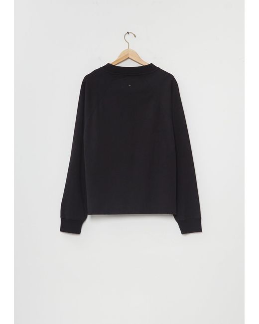 MHL by Margaret Howell Black Mock Neck Cotton T-shirt
