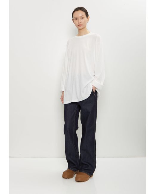 Sofie D'Hoore White Toledo Cotton Long Sleeve T-shirt