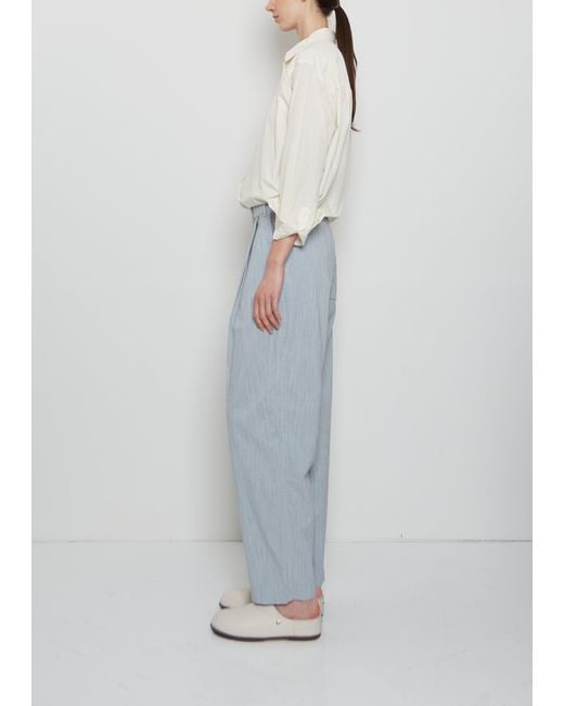 Casey Casey White Basic Cotton Pant