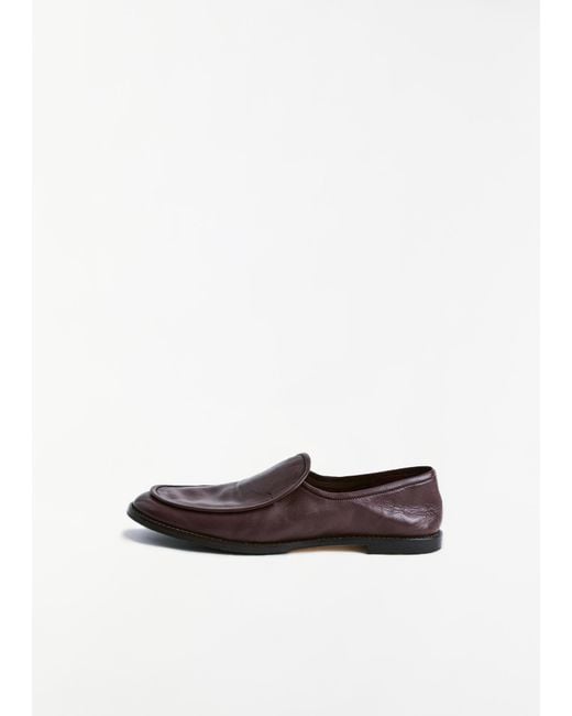 Dusan White Leather Loafer