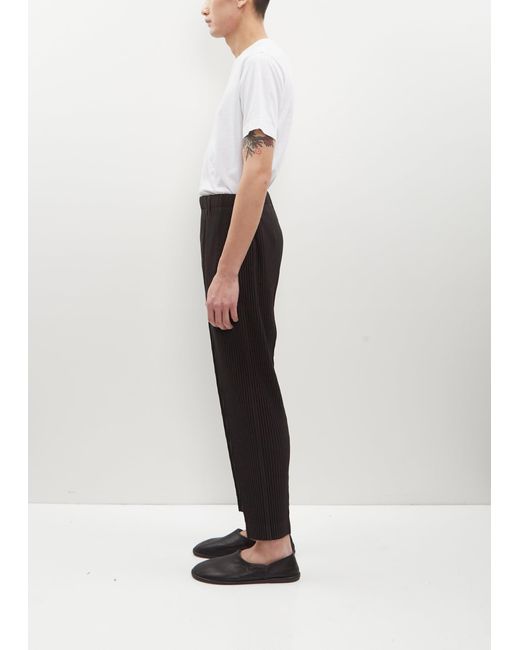 Homme Plissé Issey Miyake White Compleat Trousers