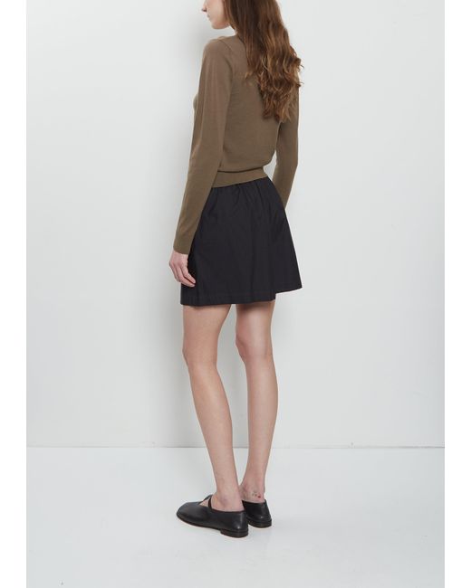 Lemaire White V-neck Buttoned Wool Cardigan