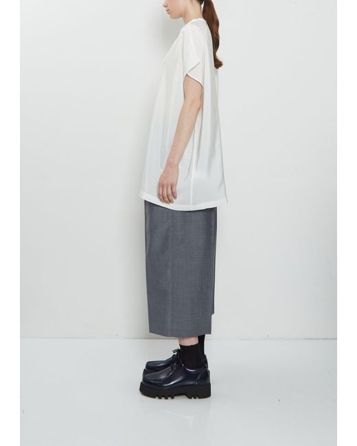 Sofie D'Hoore White Baila Silk Top
